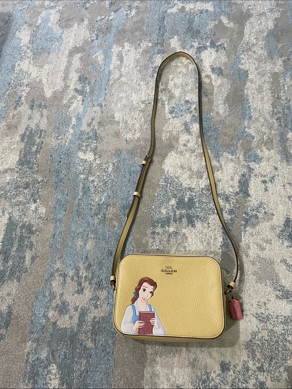 COACH × Disney Exclusive Princess Belle Limited Edition Camera Crossbody Bag